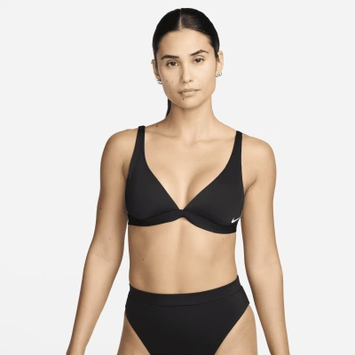 Nike Women's Swim Essential Bikini Bralette In Black