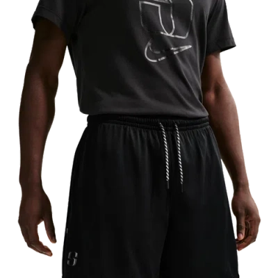 Nike Womens  Dri-fit Sabrina Sig Reversible Shorts In Black/white/black