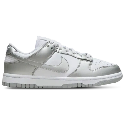 Nike Womens  Dunk Low Sh In White/blue Joy/metalic Silver