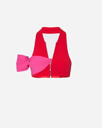 Nike X Jacquemus Halter Top In Red