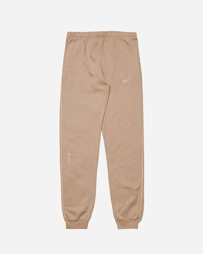 Nike X Nocta Fleece Pants In Brown