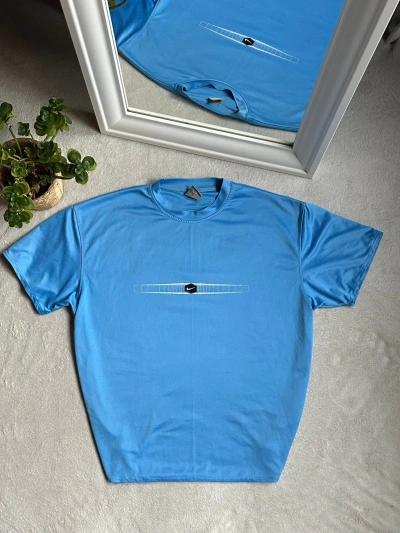 Pre-owned Nike X Vintage 00s Nike Tn+ Vintage Basic Logo Streetwear T-shirt In Blue