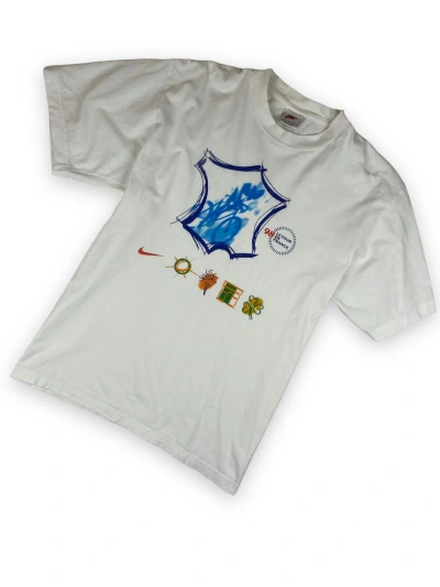Pre-owned Nike X Vintage Mens Vintage Nike Le Tour De France 1998 T Shirt Tee Size M In White