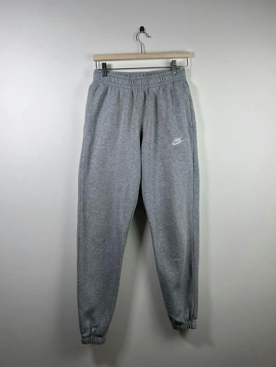 Pre-owned Nike X Vintage Y2k Nike Cotton Drill Track Pants In Grey