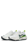 Nike Zoomx Invincible Run 3 Running Shoe In White/ Pro Green/ Volt/ Black