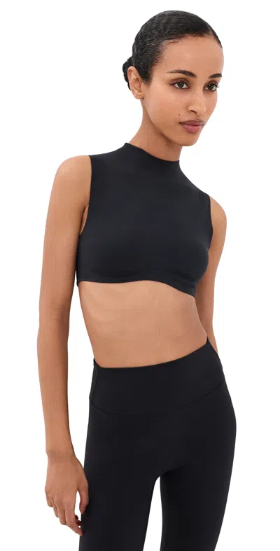 Nikeskims Mock Neck Bra Top Nskm Obsidian