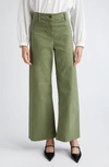 Nili Lotan Megan Wide Leg Pants In Camo