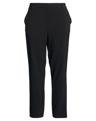 Nina 14.7 Woman Pants Black Size 12 Polyester, Elastane