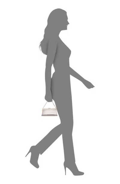 Nina Darsie-d Metallic Clutch In Silver