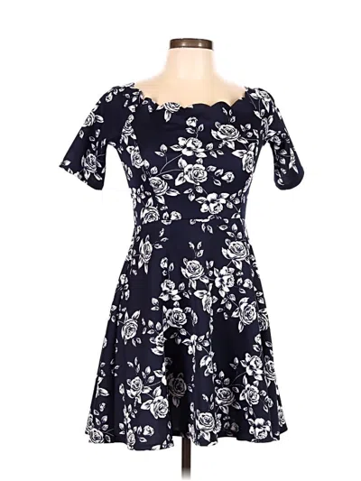 Pre-owned Nine Britton Cocktail Dress In Blue