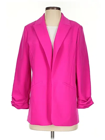 Pre-owned Nine West Blazer Jacket In Pink
