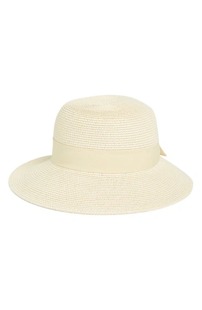 Nine West Bow Cloche In Ivory Combo