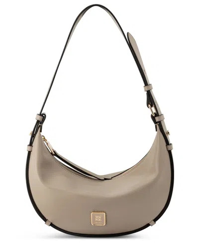 Nine West Laramie Covertible Crossbody Medium Hobo Bag In Gray