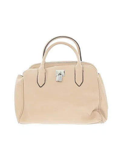 Pre-owned Nine West Satchel In Tan
