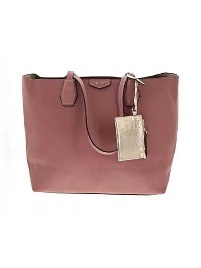 Pre-owned Nine West Tote Bag In Burgundy