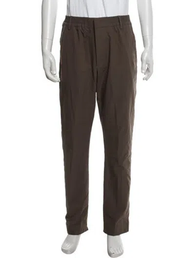 Pre-owned Nn07 Striped Pants In Brown