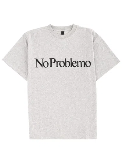 No Problemo T-shirt With Logo In White