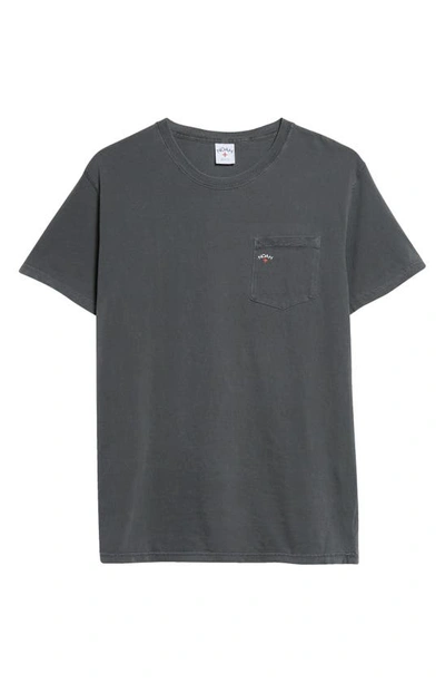 Noah Core Logo Cotton Pocket T-shirt In Green