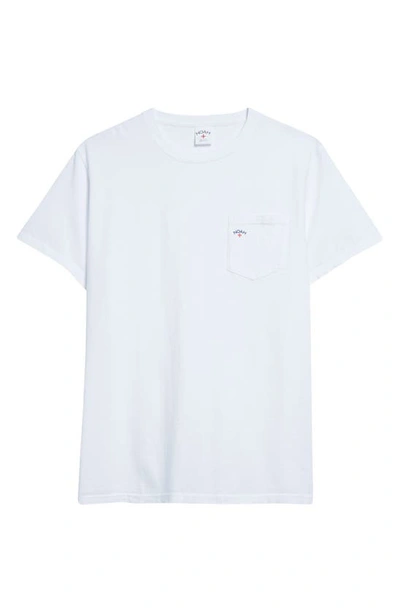 Noah Core Logo Cotton Pocket T-shirt In White