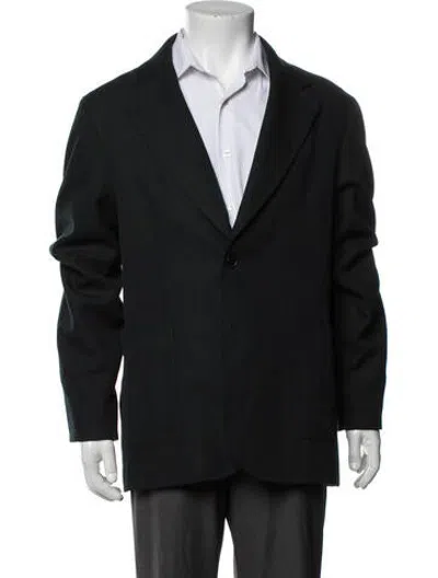 Pre-owned Noah Wool Blazer In Black
