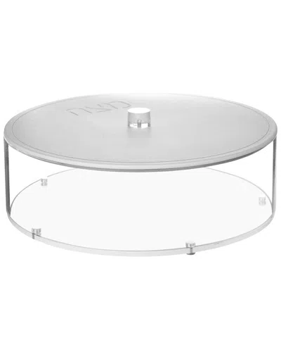 Noble Gift Lucite Passover Matzah Box With Leatherette Cover