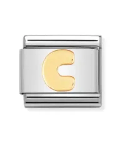 Nomination Composable Classic Letter Links In C Gold