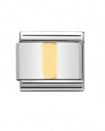 Nomination Composable Classic Letter Links In I Gold