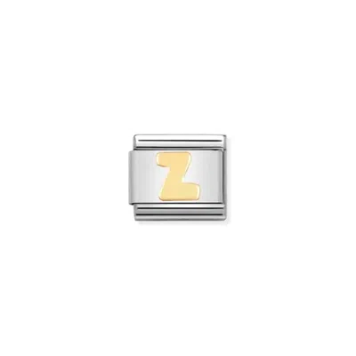 Nomination Composable Classic Letter Links In Z Gold