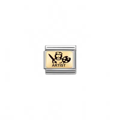 Nomination Occupational Composable Classic Links In Artist In Gold