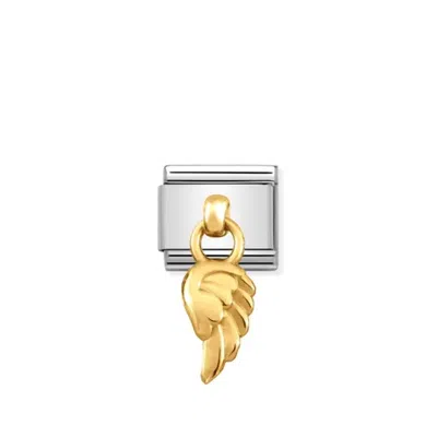 Nomination Religious Composable Classic Links In Angel Wing Charm In Gold