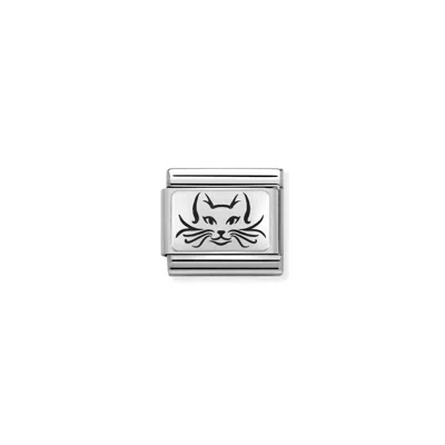 Nomination Unisex Animals Links Bracelet In Cat Silver