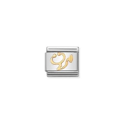 Nomination Unisex Composable Classic Links In Gold Stethoscope