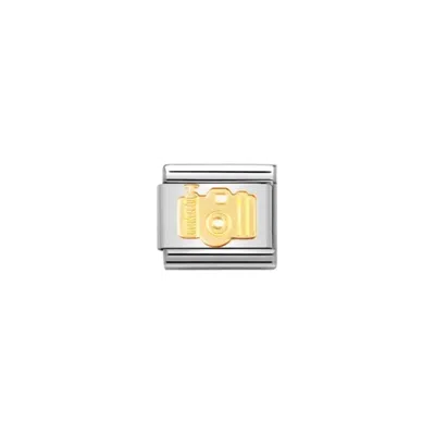 Nomination Unisex Occupational Composable Classic Links In Camera In Gold