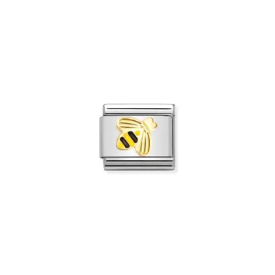 Nomination Women's Animals Links Bracelet In Yellow Bee In Gold