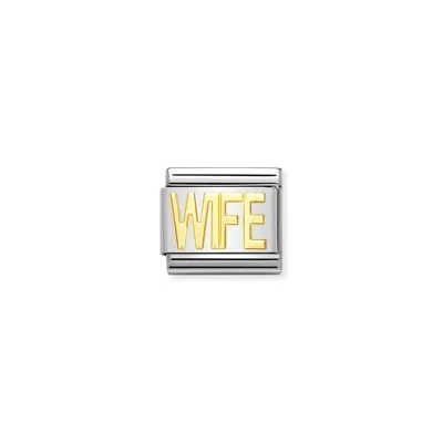 Nomination Women's Composable Classic Family Links In Wife/gold In Multi