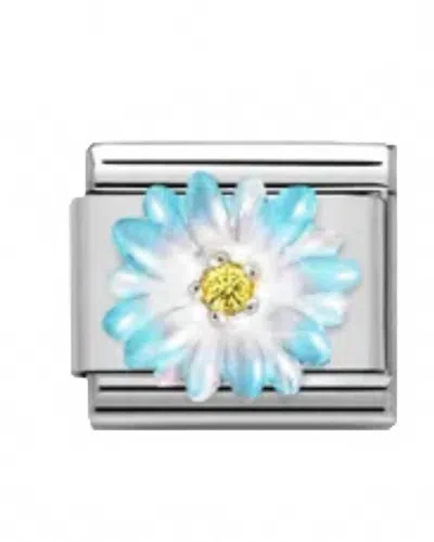 Nomination Women's Composable Classic Links For Her In Light Blue Flower