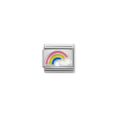 Nomination Women's Composable Classic Links For Her In Rainbow Silver In Blue