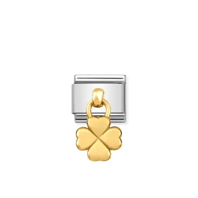 Nomination Women's For Her Links Bracelet In Clover Charm In Gold