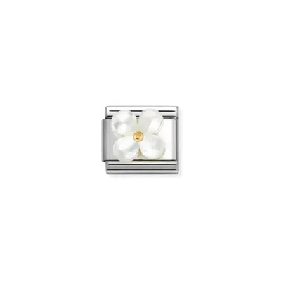Nomination Women's For Her Links Bracelet In Mother Of Pearl In Silver