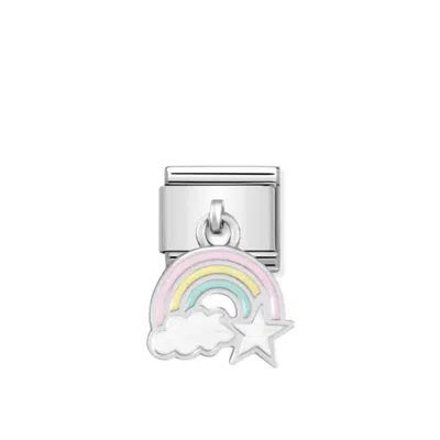 Nomination Women's For Her Links Bracelet In Rainbow Charm In Silver
