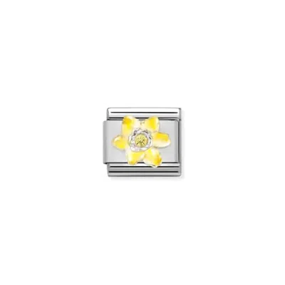 Nomination Women's For Her Links Bracelet In Yellow Flower In Gold