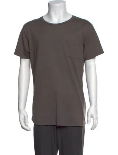 Pre-owned Nonnative Crew Neck Short Sleeve T-shirt In Grey