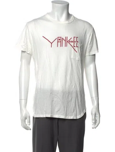Pre-owned Nonnative Graphic Print Crew Neck T-shirt In White