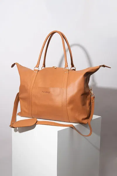 Noonday Carryall Travel Bag, Caramel In Default Title