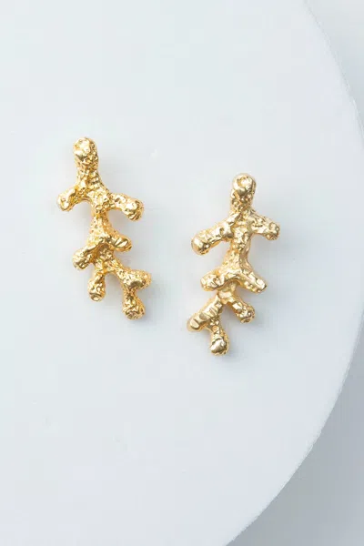 Noonday Casted Coral Earrings In Default Title