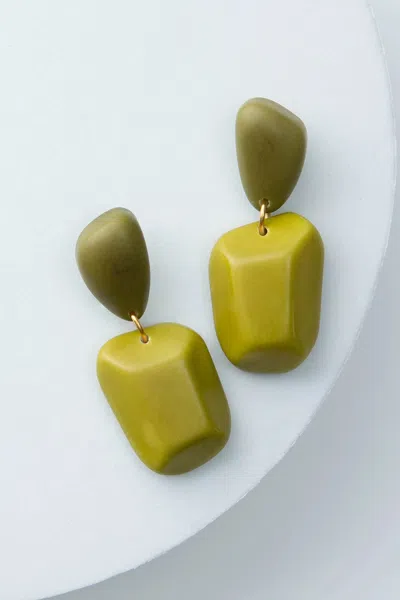 Noonday Kiwi Geo Earrings In Default Title