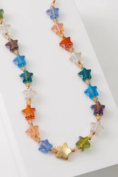 Noonday Lucky Star Glass Necklace In Default Title