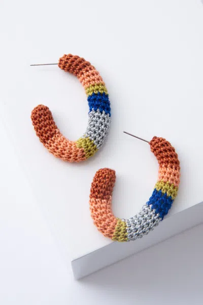 Noonday Maza Crocheted Hoops In Default Title