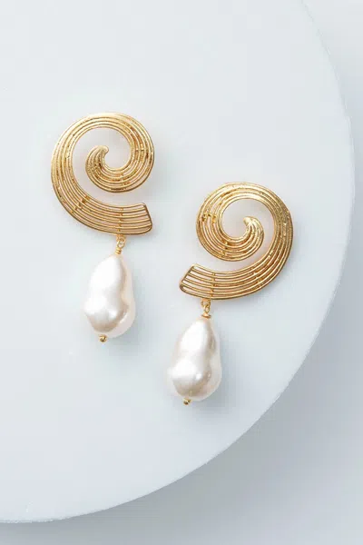 Noonday Pearl Swirl Earrings In Default Title