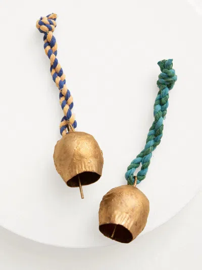 Noonday Rustic Bell Ornaments, Set Of 2 In Default Title